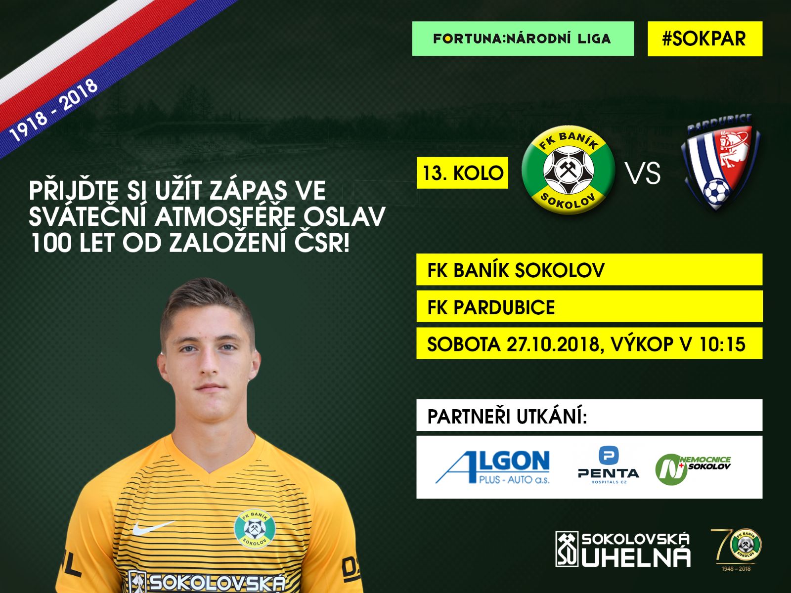 Sokolov: Baníkovci změří síly s nejproduktivnějším útokem soutěže