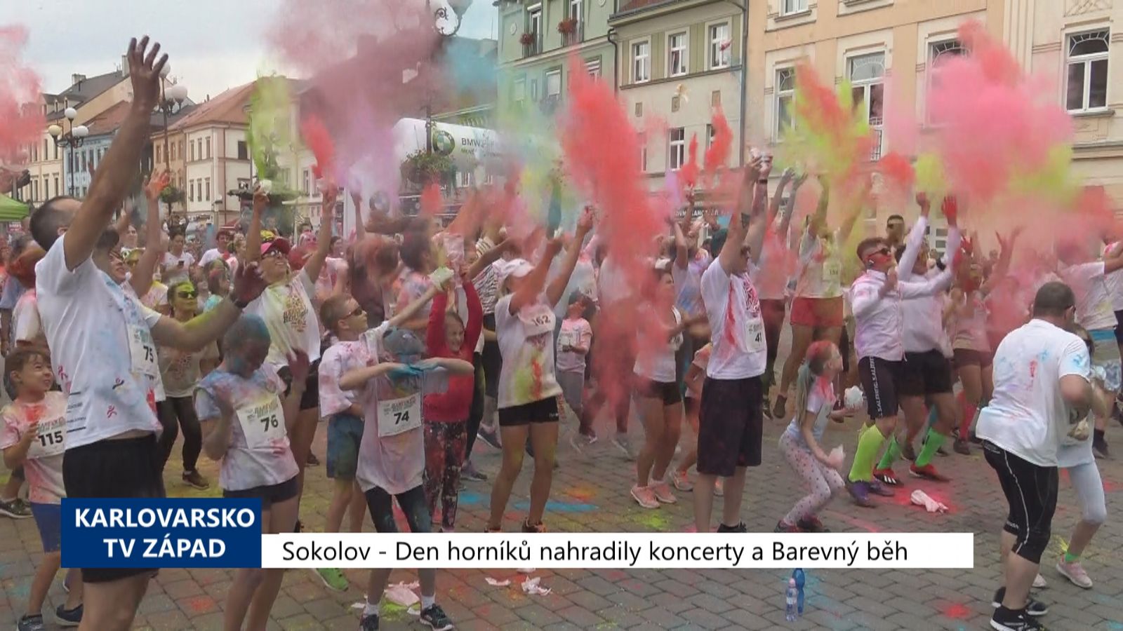 obrázek: Sokolov: Den horníků nahradily koncerty a Barevný běh (TV Západ)