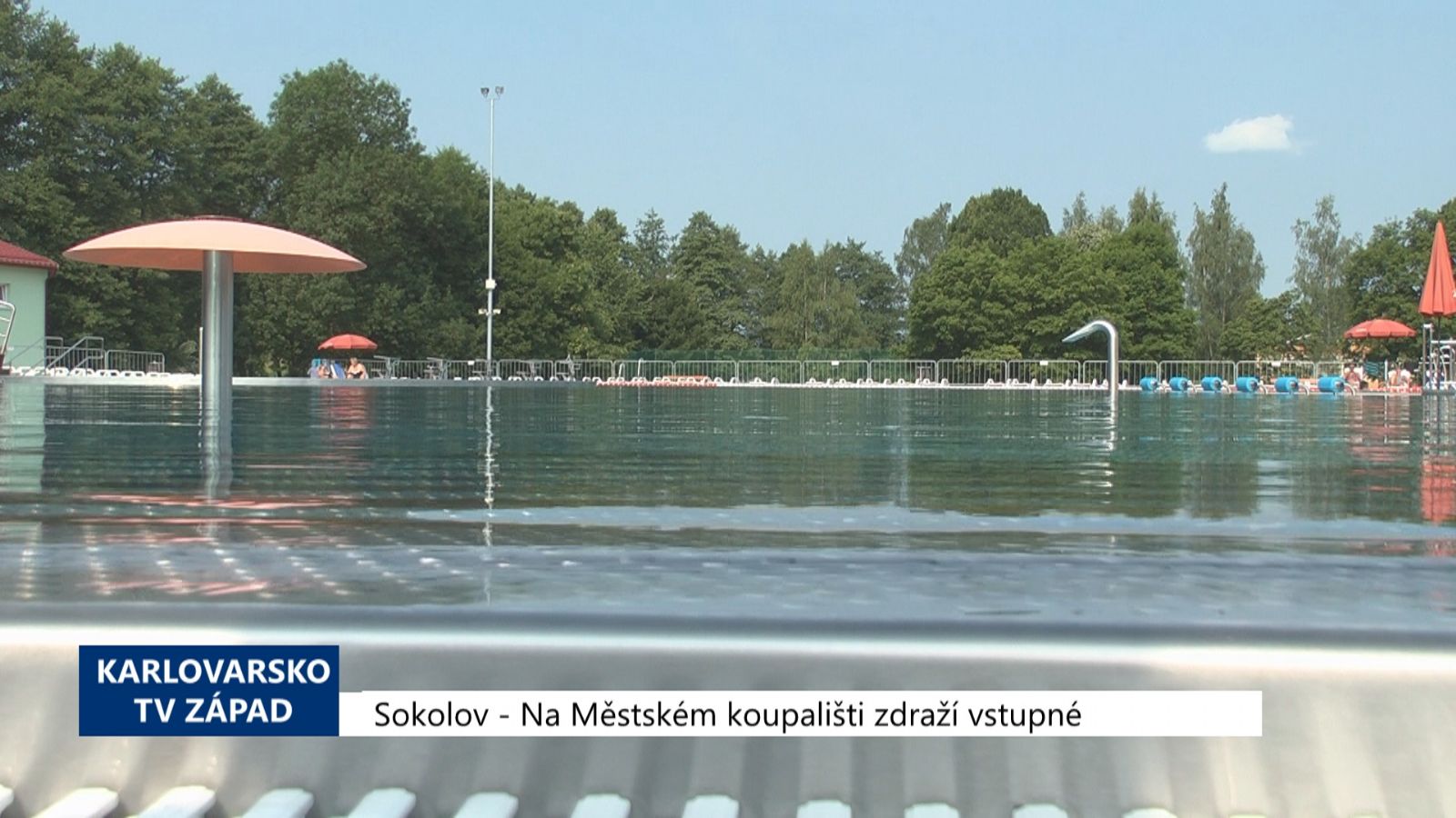 Sokolov: Na Městském koupališti zdraží vstupné (TV Západ)