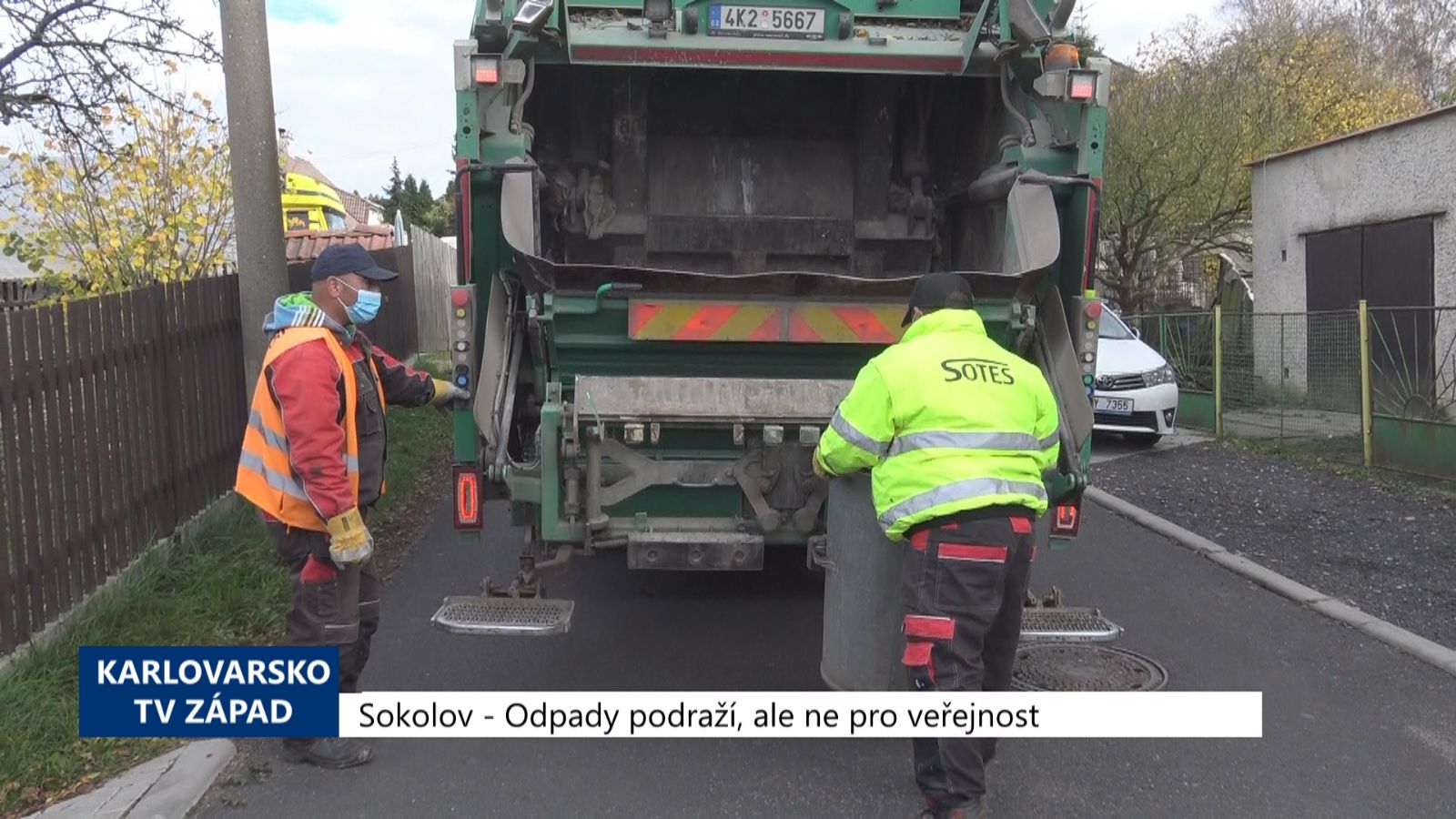 Sokolov: Odpady podraží, ale ne pro veřejnost (TV Západ)
