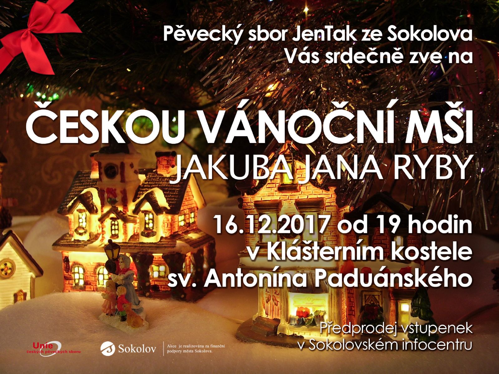 Sokolov: Pěvecký sbor JenTak pořádá vánoční mši