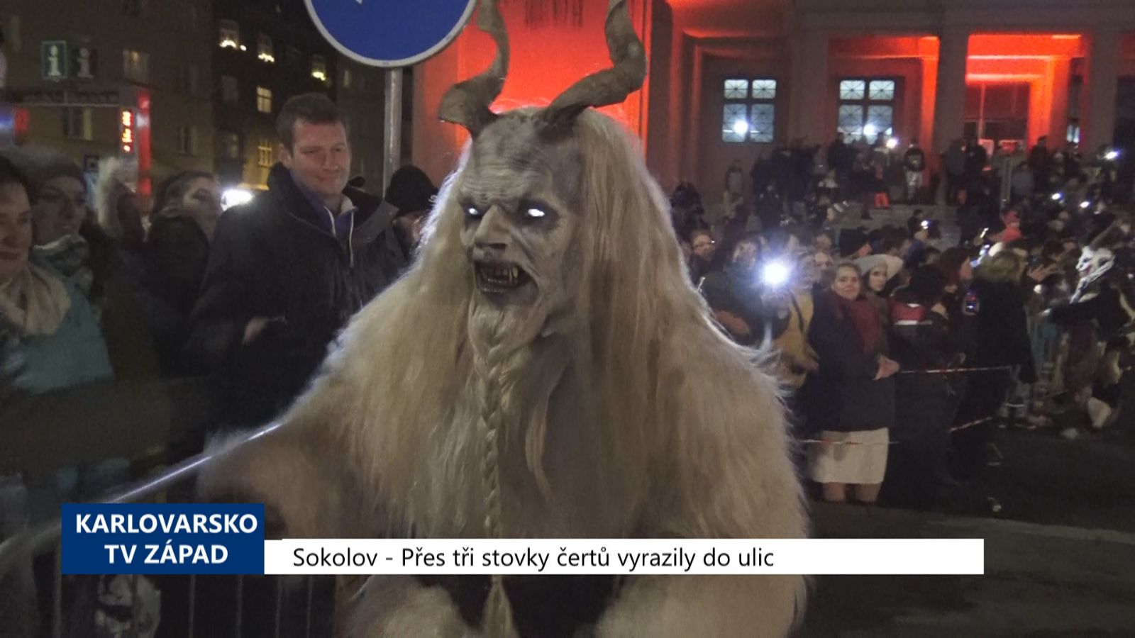 Sokolov: Přes tři stovky čertů vyrazilo do ulic (TV Západ)