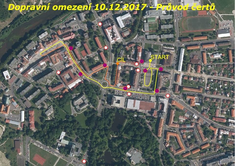 obrázek: Sokolov: Průvod čertů s sebou přinese dopravní omezení