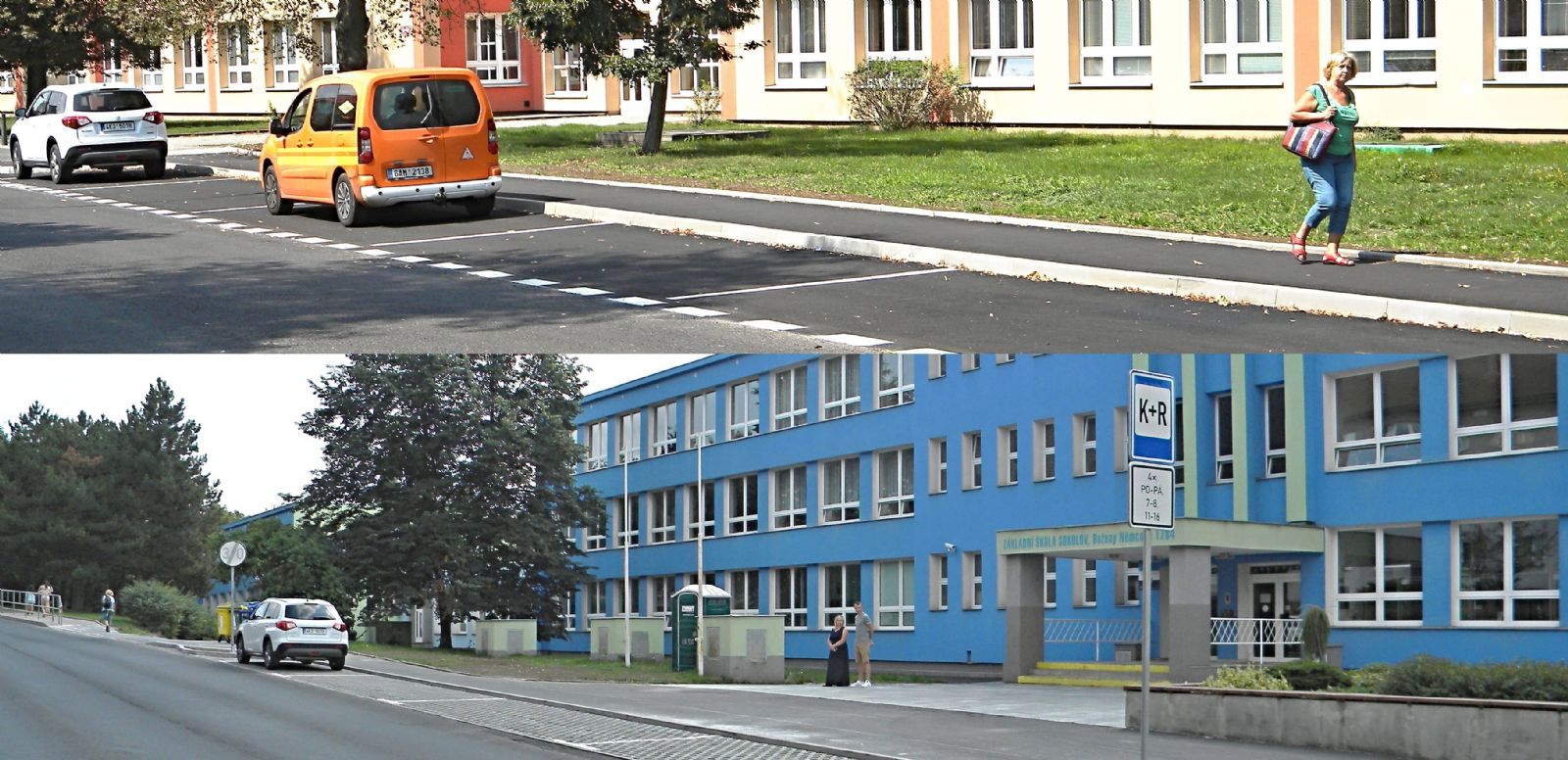 Sokolov: U dvou ZŠ jsou nová parkoviště K + R