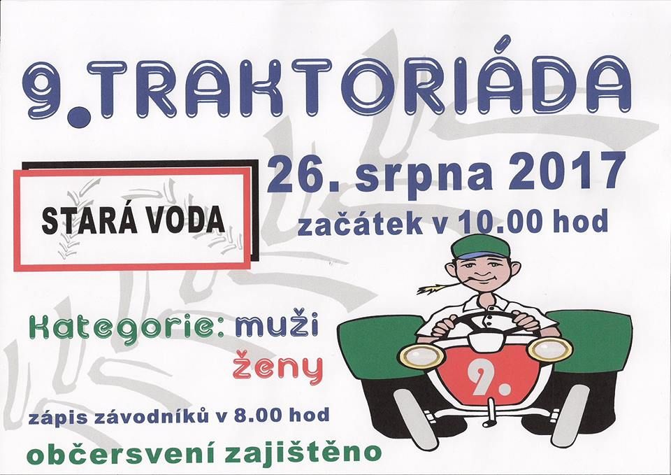 obrázek: Stará Voda: Do obce se v sobotu sjedou traktoristé