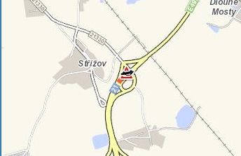 Střížov: U obce došlo k dopravní nehodě