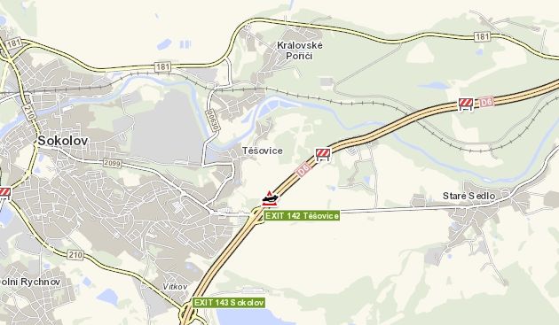 Těšovice: Na šestce havarovala dodávka