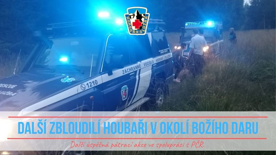 V okolí Božídarských rašelinišť se ztratily dvě dospělé osoby s dvouletým dítětem