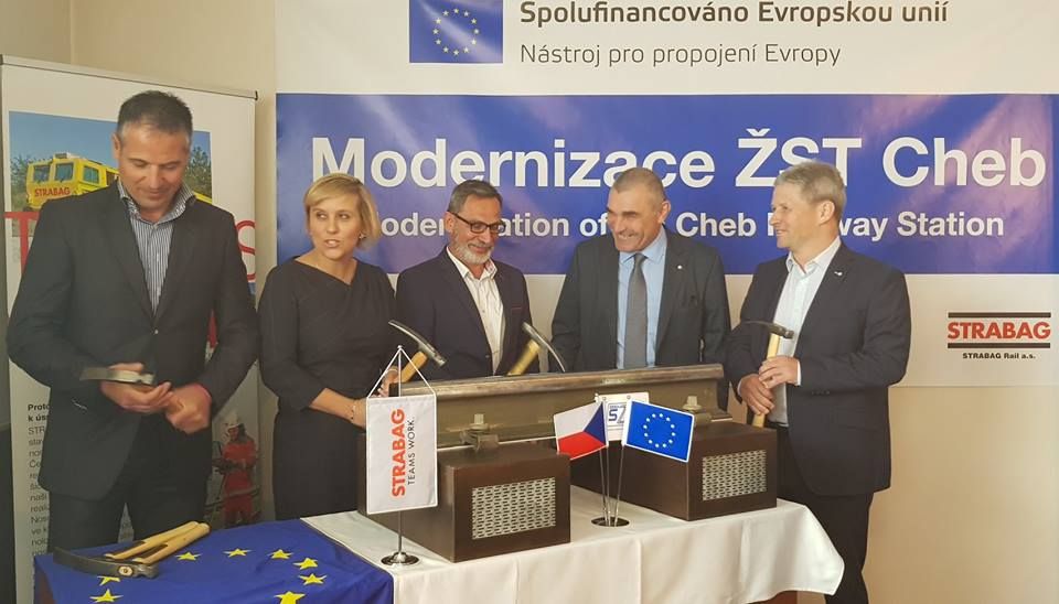 Včera byla slavnostně zahájena modernizace stanice Cheb