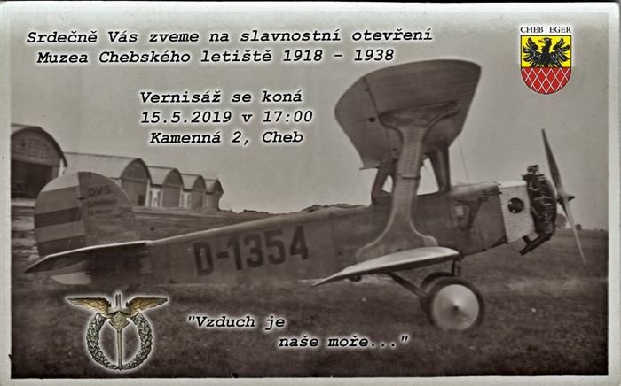 Ve středu bude slavnostně otevřeno muzeum Chebského letiště