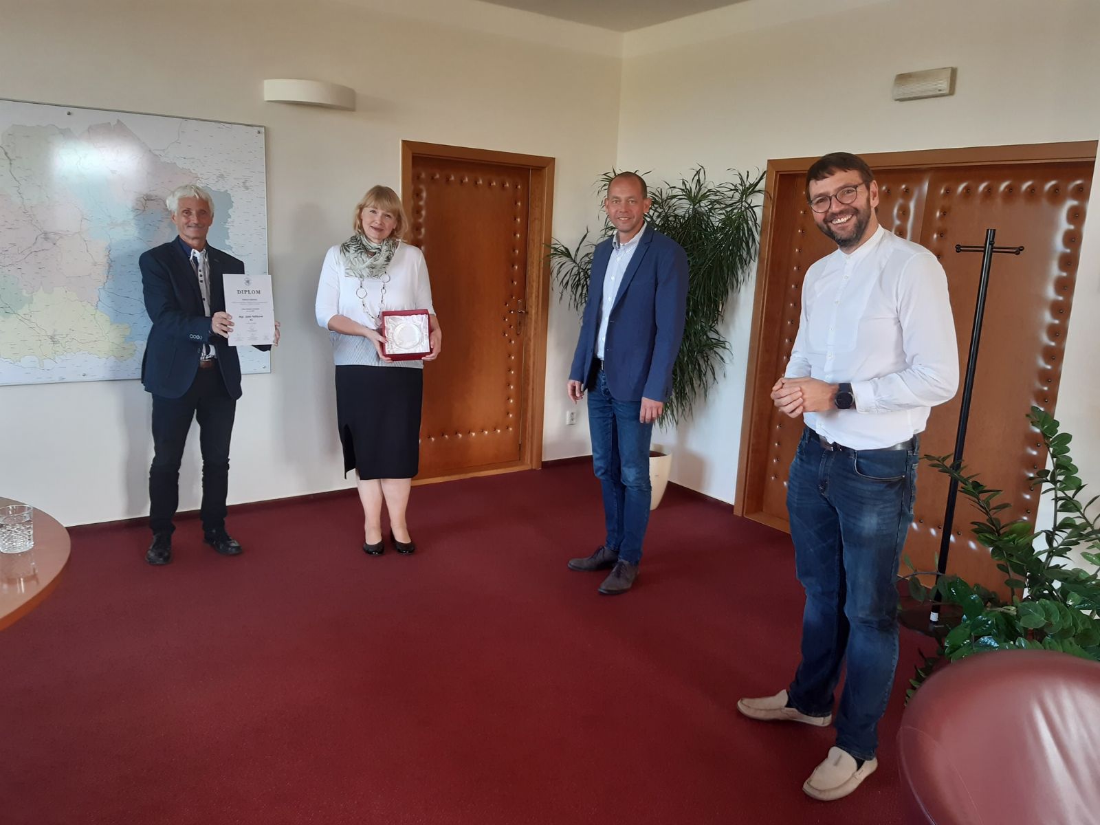 Zástupci kraje se setkali s držitelkou ceny EUREGIO EGRENSIS
