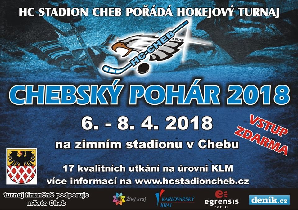 Zítra začíná hokejový turnaj Chebský pohár 2018