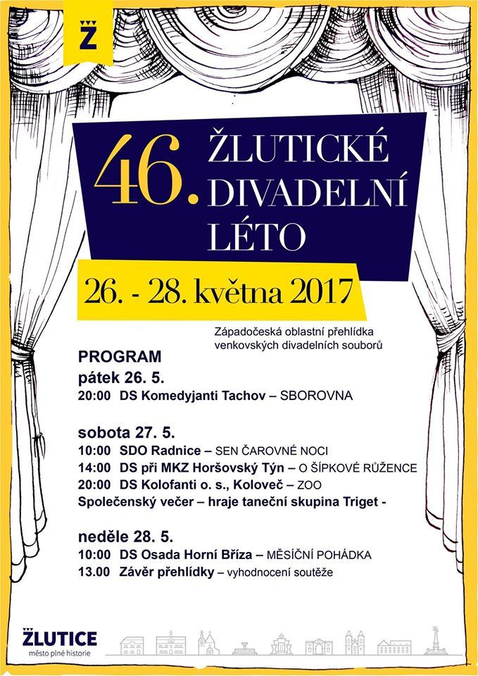 obrázek: Žlutice: Blíží se 46. ročník divadelního léta 