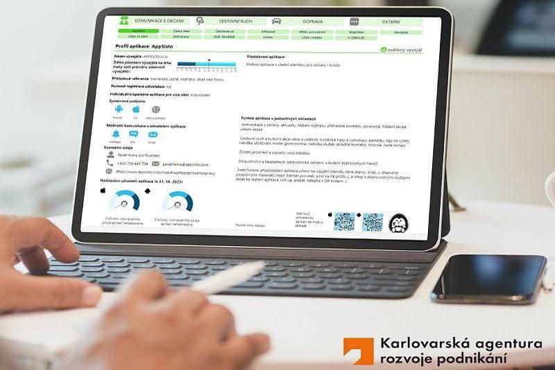 Karlovarská agentura rozvoje podnikání vytvořila přehled chytrých mobilních aplikací usnadňujících komunikaci mezi obcemi a jejich obyvateli