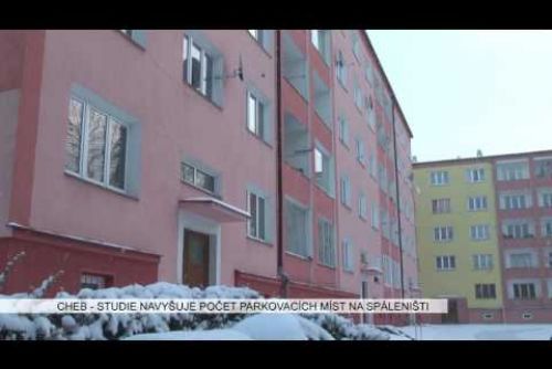 Foto: Cheb: Nová studie navýší počet parkovacích míst na Spáleništi (TV Západ)