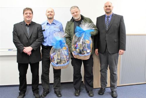 Foto: Aš: Vedení města ocenilo oba zachránce