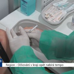 Očkování v kraji opět nabírá tempo (TV Západ)