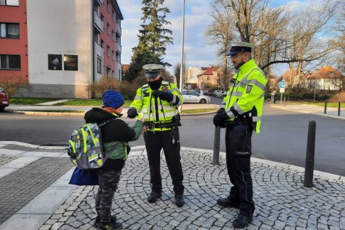 Foto: Region: Policisté se zaměřili na chodce v blízkosti škol