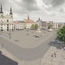 Masarykovo náměstí v Jihlavě projde etapní proměnou s posunem vozovky