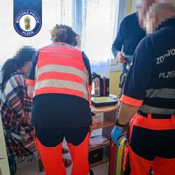 Strach o manželku se změnil v drama. Strážníci ji našli doma zraněnou a zmatenou