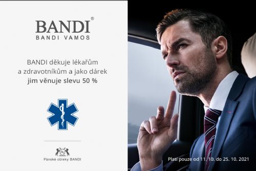 Foto: Majitel značky BANDI děkuje zdravotníkům a věnuje jim dárek ve formě slevy 50 procent