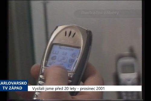 Foto: 2001 – Sokolov: Množí se krádeže mobilů (TV Západ)