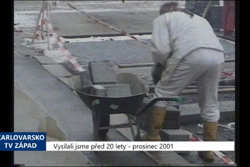 Foto: 2001 – Sokolov: Poplatky za zábory důležitých staveb klesnou na polovinu (TV Západ)
