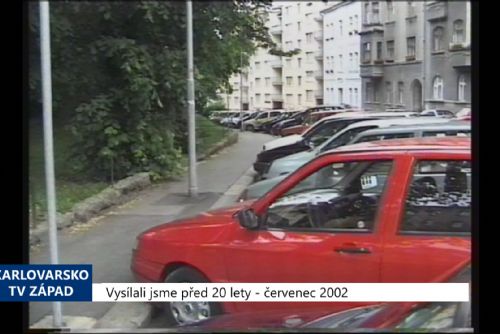 Foto: 2002 – Cheb: Chystají se odtahy špatně parkujících vozidel (TV Západ)