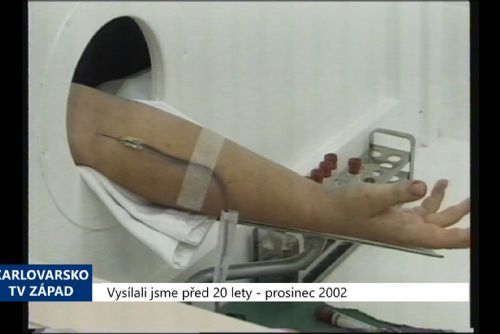 Foto:  2002 – Cheb: Devátý Kýbl vynesl 10 litrů akademické krve (TV Západ)