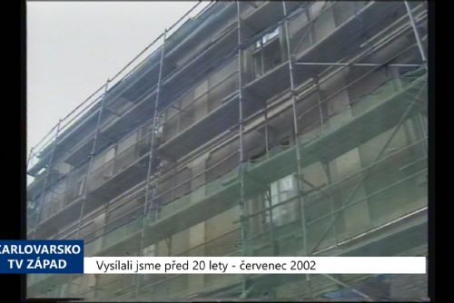 Foto: 2002 – Cheb: Fond rozvoje bydlení posílí o 5 milionů korun (TV Západ)