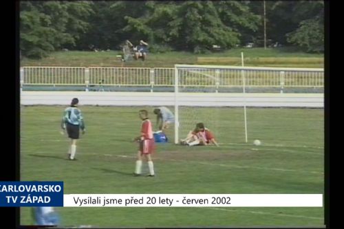 Foto: 2002 – Cheb: Fotbalový Union desklasoval Nepomuk 7:0 (TV Západ)