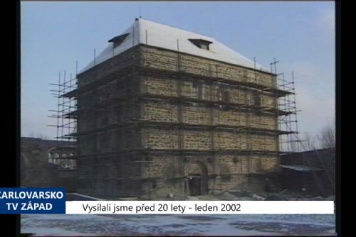 Foto: 2002 – Cheb: Hradní kaple prochází rekonstrukcí (TV Západ)