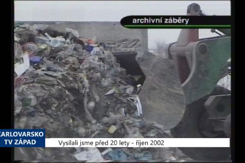 Foto: 2002 – Cheb: Město půjčí Třebeni miliony na sanaci skládky (TV Západ)