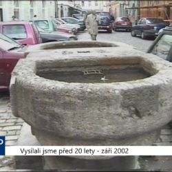 2002 – Cheb: Městské kašny budou opraveny (TV Západ)