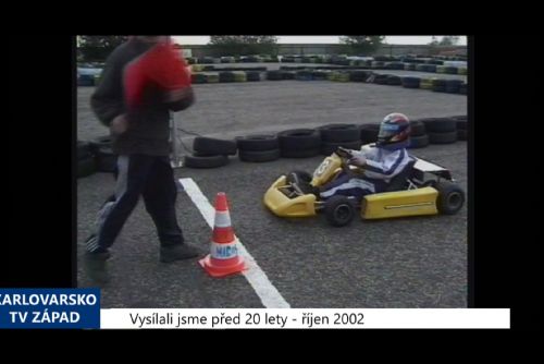 Foto: 2002 – Cheb: Proběhly první závody dětských jezdců motokár (TV Západ)