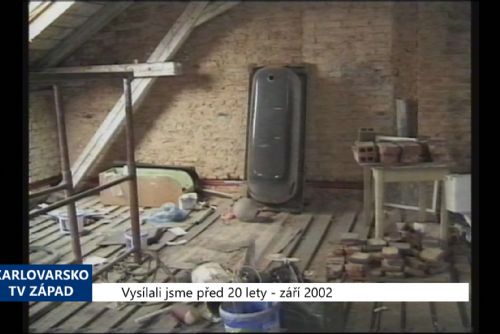 Foto: 2002 – Cheb: Schváleny dvě významné změny při prodejích nemovitostí (TV Západ)