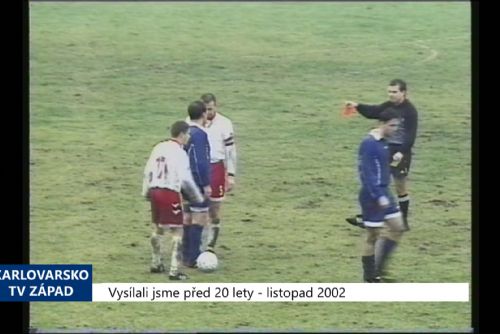 Foto: 2002 – Cheb: Union vyprovodil Hroznětín hokejovým skóre (TV Západ)