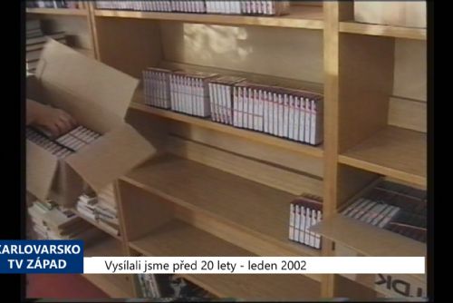 Foto: 2002 – Cheb: V knihovně vzniklo zvukové oddělení pro nevidomé (TV Západ)