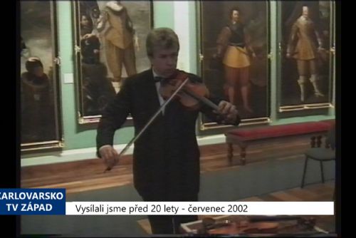 Foto: 2002 – Cheb: V muzeu se představuje lubská houslařská škola (TV Západ)
