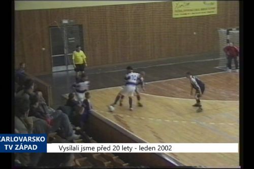 obrázek:2002 – Cheb: Ve futsalovém derby zvítězila Bohemia Lignum (TV Západ)