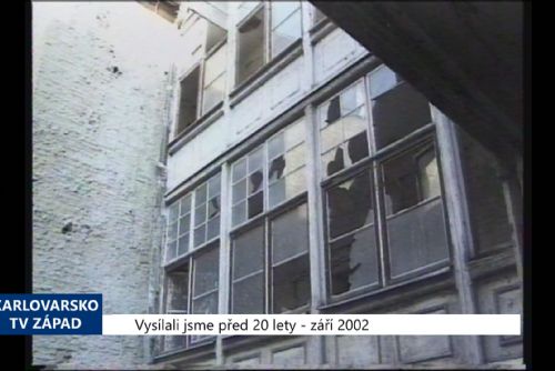 Foto: 2002 – Cheb: Začíná rekonstrukce budovy pro muzeum (TV Západ)