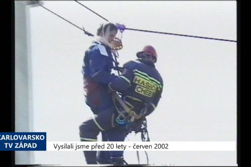 Foto: 2002 – Horní Slavkov: Proběhlo první společné cvičení složek IZS (TV Západ)