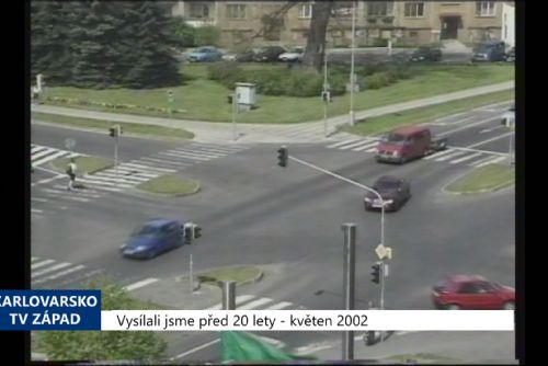 Foto: 2002 – Sokolov: Dva kruhové objezdy budou asi až příští rok (TV Západ)