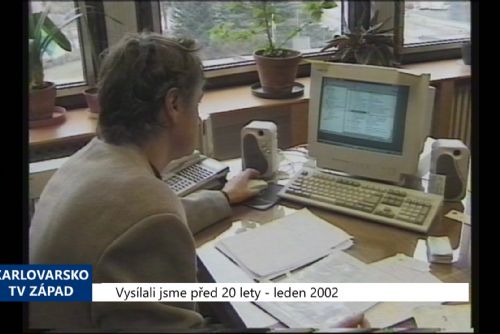 Foto: 2002 - Sokolov: Investice do IT dosáhly 30 milionů (TV Západ)