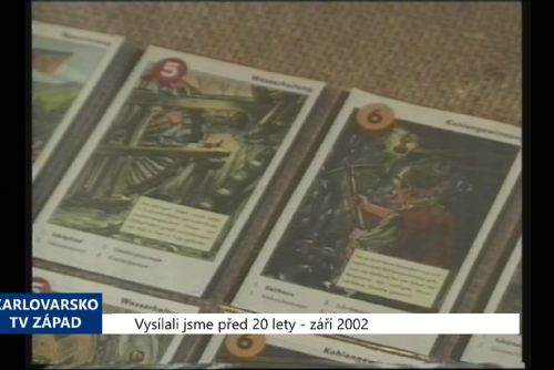 obrázek:2002 – Sokolov: Muzeum vystavuje hornické hrací karty (TV Západ)