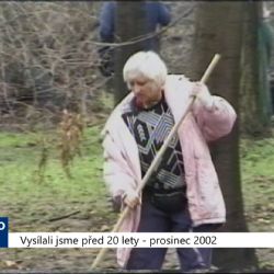 2002 – Sokolov: Na jaře začnou postřiky kaštanům proti klíněnce (TV Západ)
