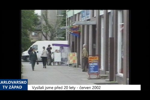 Foto: 2002 – Sokolov: Nájmy nebytů na Náměstí Budovatelů podraží (TV Západ)