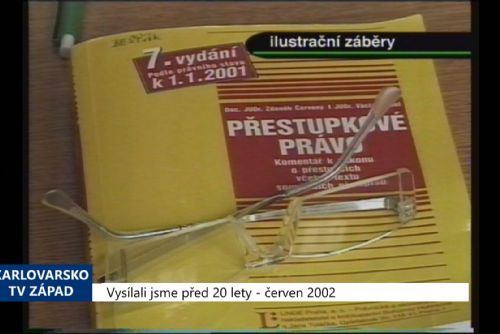 Foto: 2002 – Sokolov: Počet přestupků obrovsky narostl (TV Západ)
