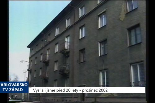 Foto: 2002 – Sokolov: Prodalo se osm bytů i s nájemníky (TV Západ)