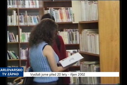 Foto: 2002 – Sokolov: Řeší se financování knihovny (TV Západ)